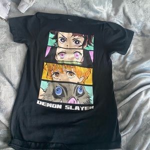 black anime t shirt